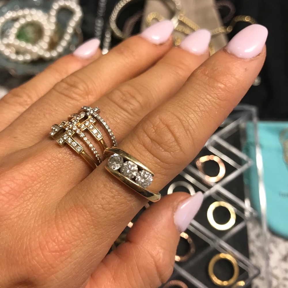 14k gold diamond ring